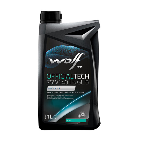 

Трансмісійне масло Wolf Official Tech 75W140 LS GL5 1L
