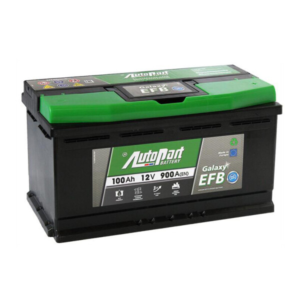 

Акумулятор Autopart Galaxy EFB_Start-Stop 100 Ah/12V [- +]