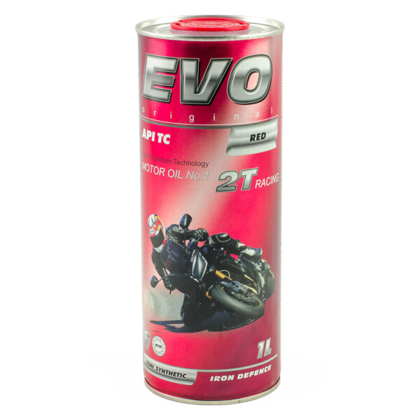 

Моторное масло Evo Moto 2T Racing 1L червоний