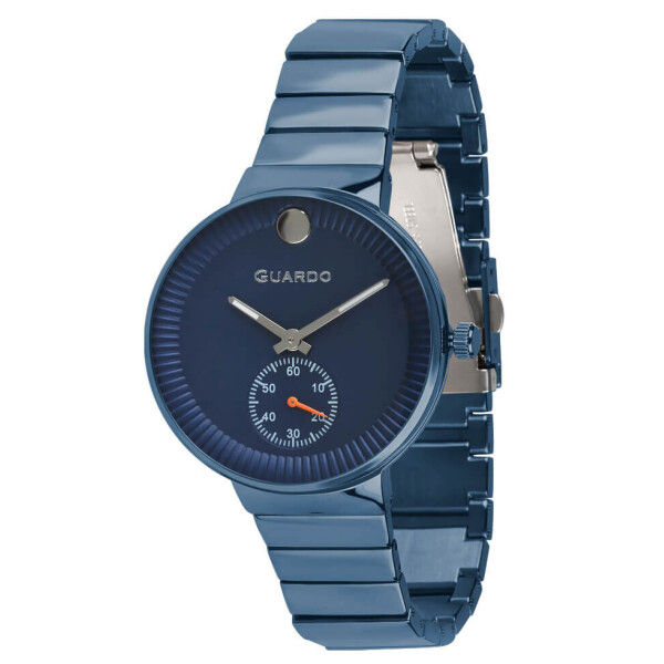 

Часы наручные женские Guardo Гуардо Premium Metallic кварц цвет корпуса синий (B01400(2)-6)