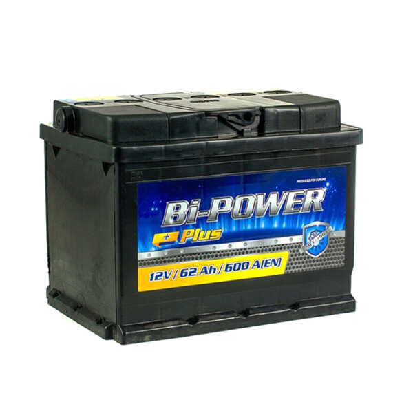 

Акумулятор Bi-Power 62 Аh/12V [+ -]