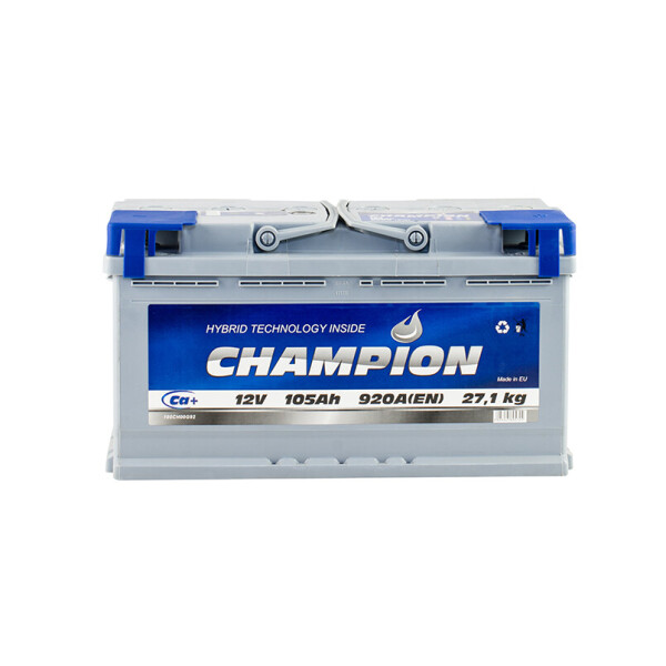 

Акумулятор Champion 105 Ah/12V [- +]