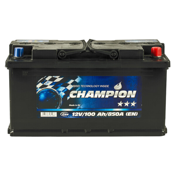 

Акумулятор Champion Black 100 Ah/12V [- +]