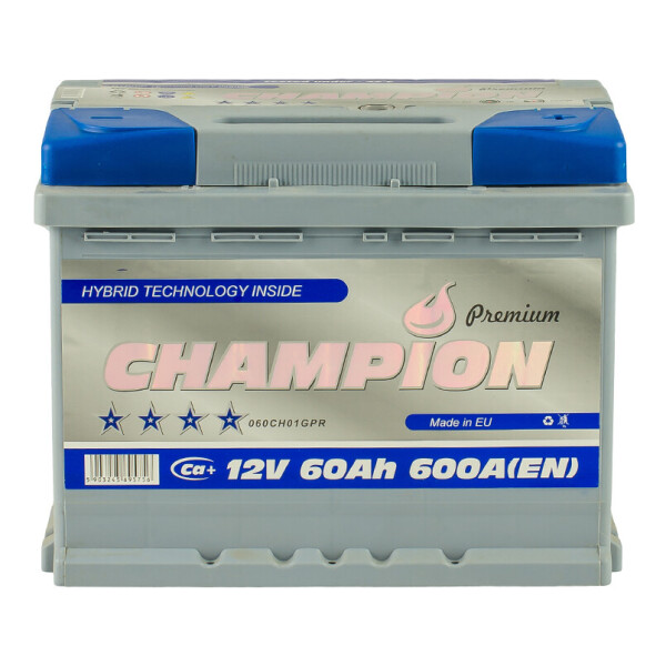 

Акумулятор Champion Premium 60 Ah/12V [- +]