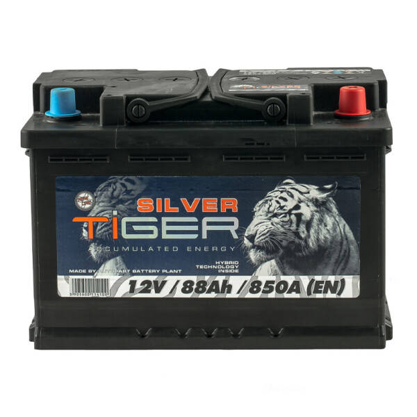 

Акумулятор Tiger 88 Аh/12V Silver [- +]