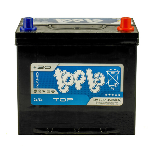 

Акумулятор Topla TOP Energy Japan 60 Ah/12V [- +]
