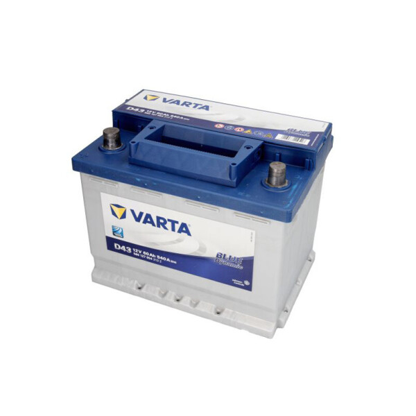 

Акумулятор Varta 60 Ah/12V Blue Dynamic D43 [+ -]