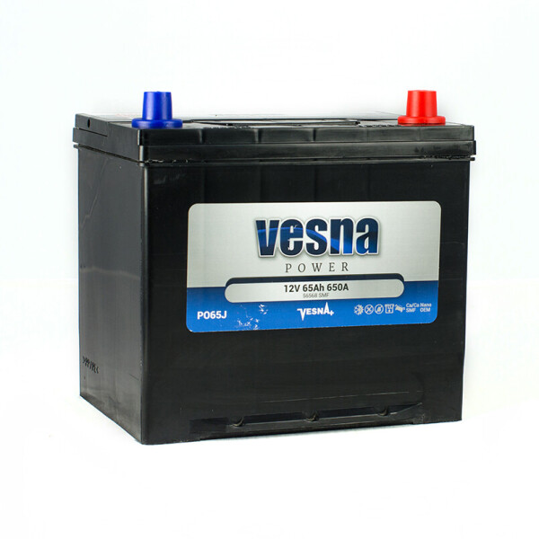 

Акумулятор Vesna Japan 65 Ah/12V [- +]