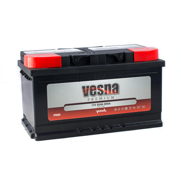 

Акумулятор Vesna Premium 85 Ah/12V [- +]
