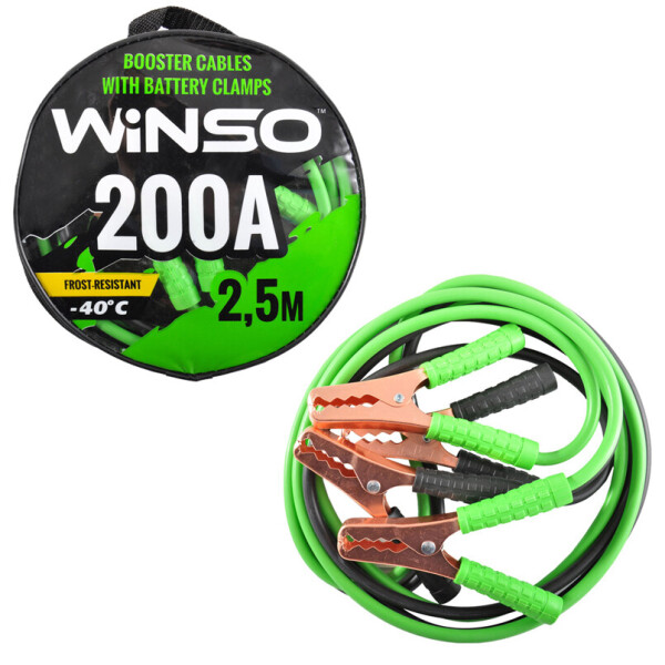 

Провода-прикурювачі Winso 200А, 2,5м