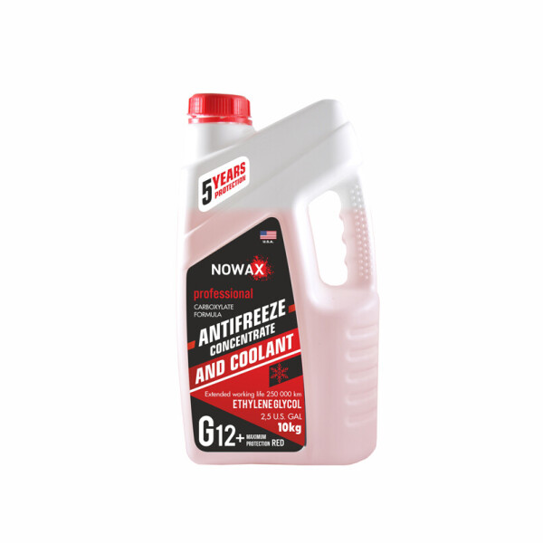 

Антифриз NOWAX RED G12+ (красный) 10kg
