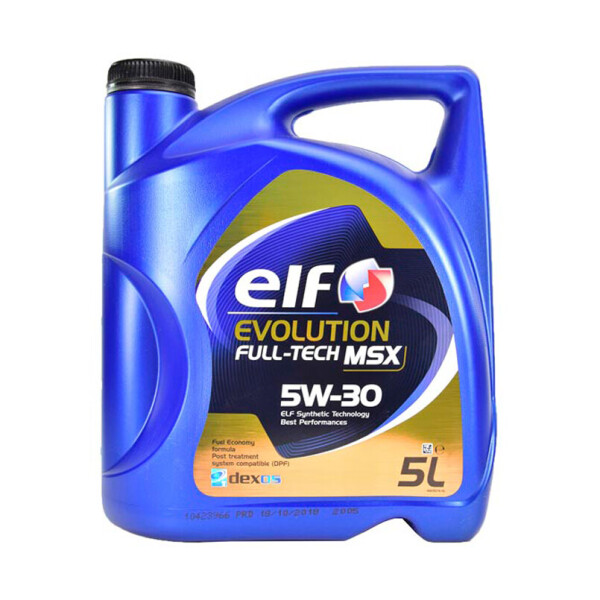 

Моторное масло Elf EVOLUTION FULLTECH MSX 5w-30 5L
