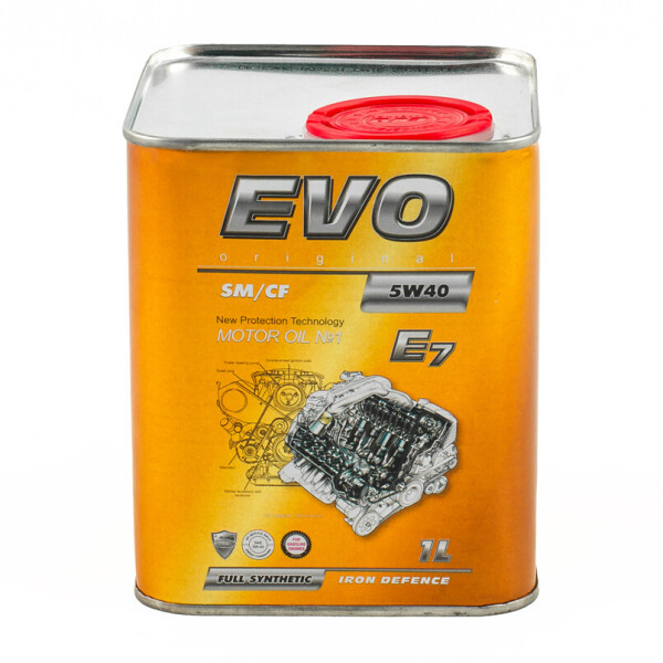 

Моторное масло Evo E7 5w-40 SM/CF 1L