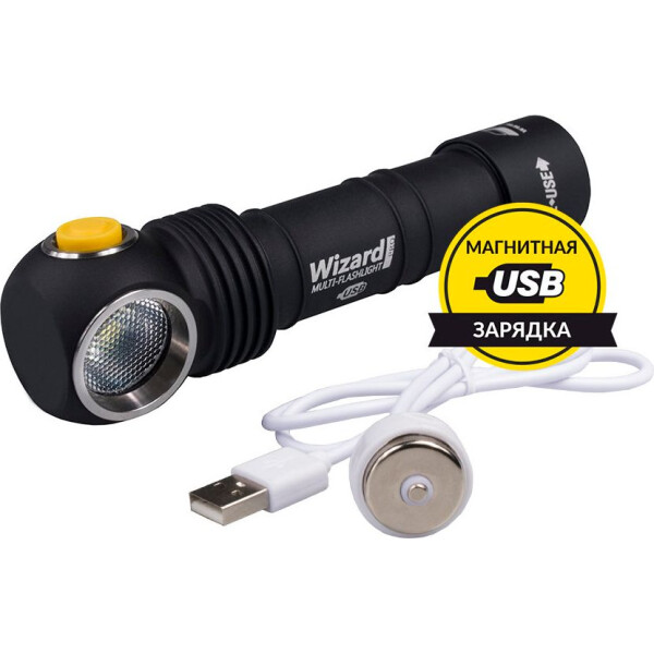 

Armytek Wizard Pro v3 Magnet USB+18650 Silver XHP50 F00604SC (51223)