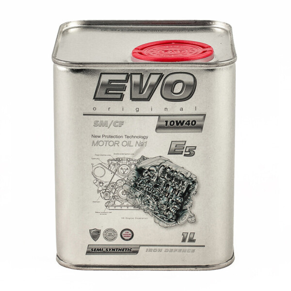 

Моторное масло Evo E5 10w-40 SM/CF 1L