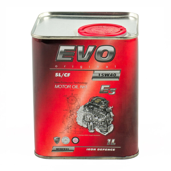 

Моторное масло Evo E3 15w-40 SL/CF 1L