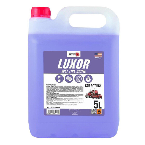 

Nowax Полироль для шин LUXOR WET TIRE SHINE, 5л