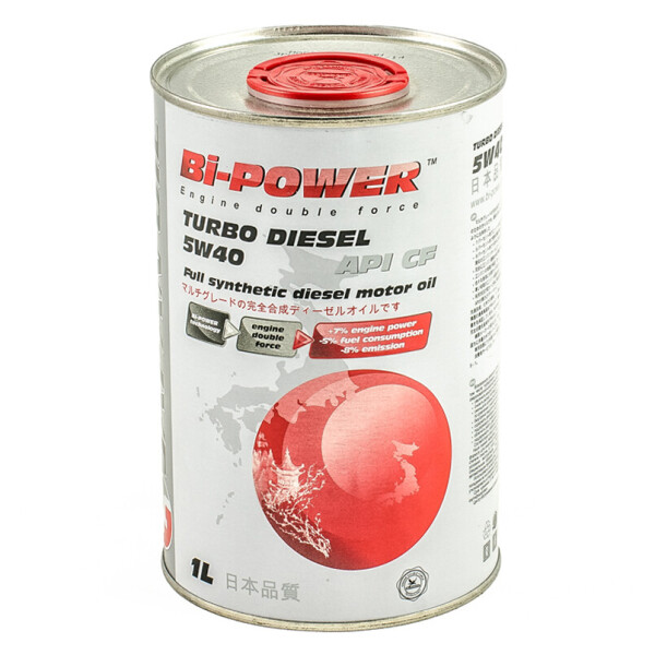 

Моторное масло Bi-Power Turbo Diesel 5w-40 CF 1L