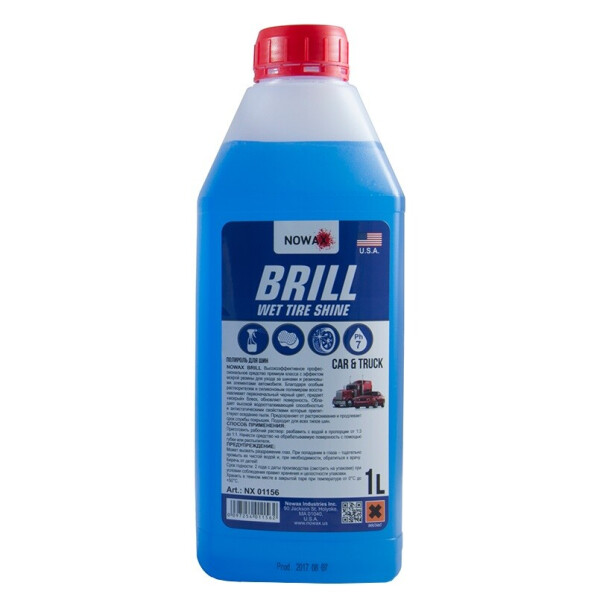 

Nowax Полироль для шин BRILL WET TIRE SHINE, 1л