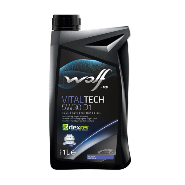 

Моторное масло Wolf Vital Tech D1 5w-30 1L