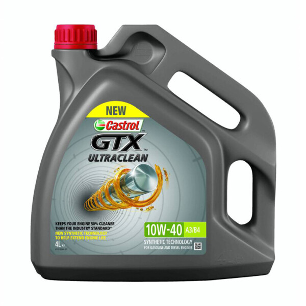 

Моторное масло Castrol GTX Ultraclean 10w-40 A3/B4 4L