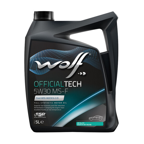 

Моторное масло Wolf Official Tech MS-F 5w-30 5L