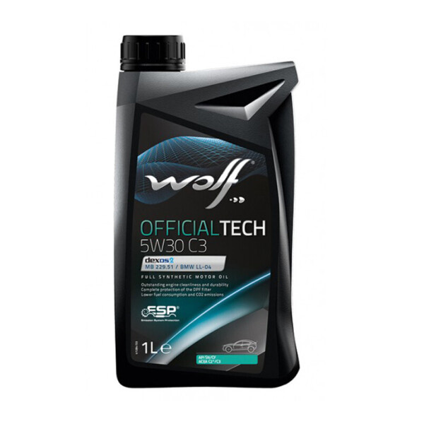 

Моторное масло Wolf Official Tech C3 5w-30 1L