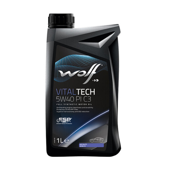 

Моторное масло Wolf Vital Tech PI C3 5w-40 1L