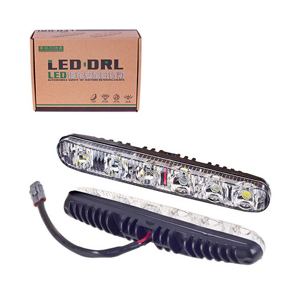 

Фары доп. / Дневного света XS-006 DRL 16 6LED / 4W / 12V / пластик / 190 * 26mm / с поворотом 09480