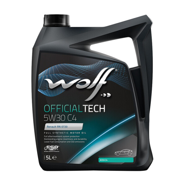 

Моторное масло Wolf Official Tech C4 5w-30 5L