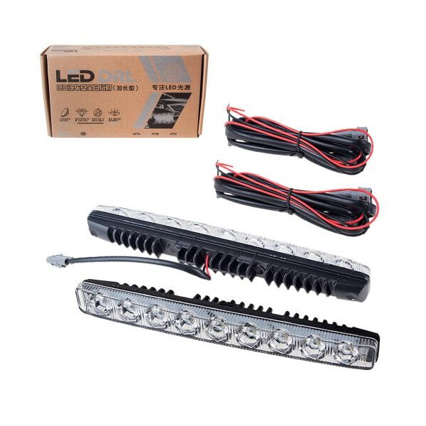 

Фары доп. / Дневного света XS-009 DRL 00 9LED / 4W / 12V / пластик / 257 * 28mm