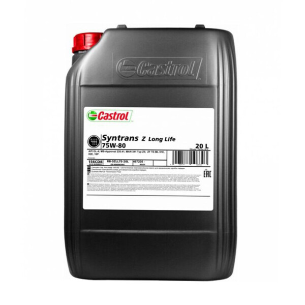 

Трансмісійне масло Castrol Syntrans Z Longlife 75w-80 20L