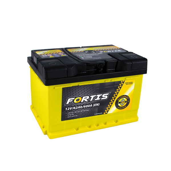 

Акумулятор Fortis 62 Ah/12V [- +]