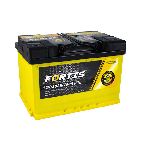 

Акумулятор Fortis 80 Ah/12V [- +]