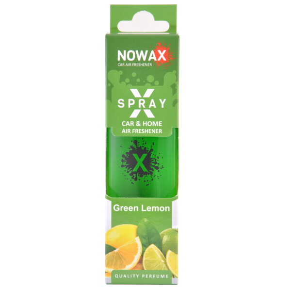

Ароматизатор Nowax X Spray Green lemon в коробке