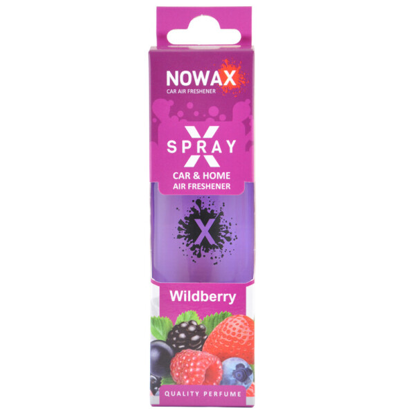 

Ароматизатор Nowax X Spray Wildberry в коробке