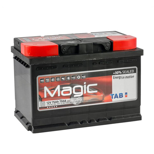 

Акумулятор TAB Magic 75 Ah/12V [- +]