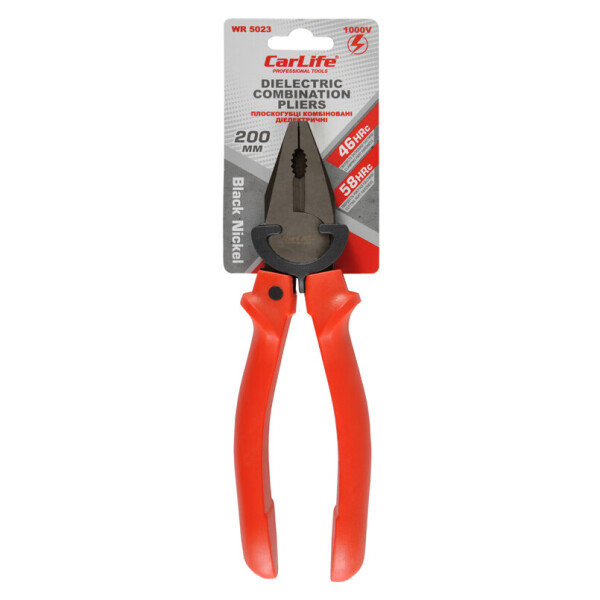 

Плоскогубці комбіновані CARLIFE 200мм, 1000В