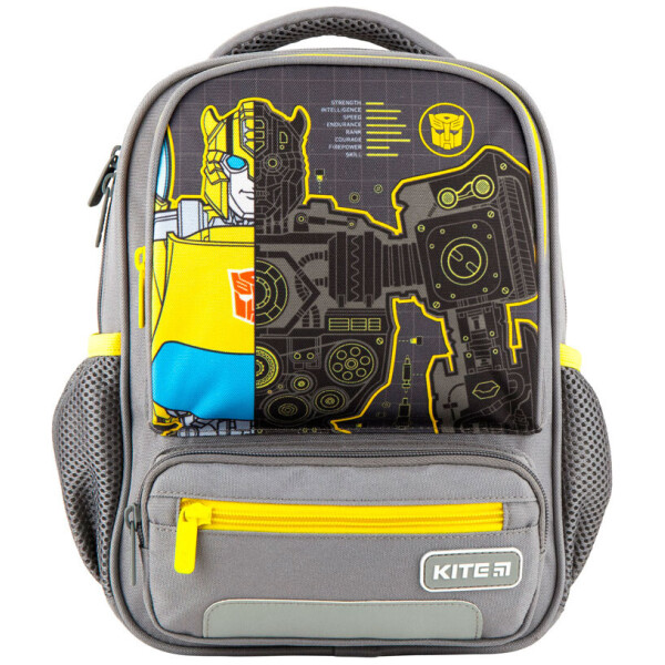 

Рюкзак Kite Кайт Kids Transformers 29 × 23 × 9 см 8 л серый (tf20-559xs)