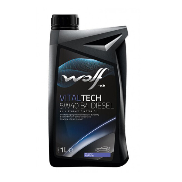 

Моторное масло Wolf Vital Tech B4 DIESEL 5w-40 1L
