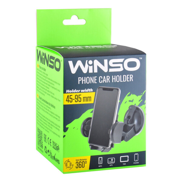 

Тримач мобільного телефону Winso механізм 360°, 45-95мм