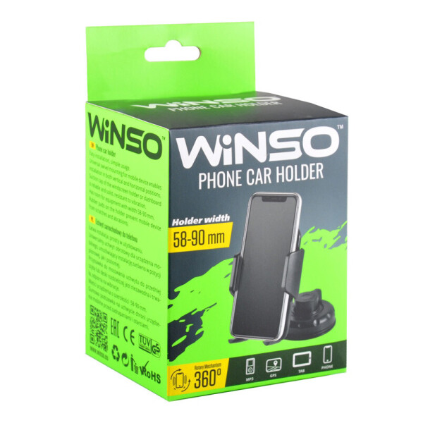 

Тримач мобільного телефону Winso механізм 360°, 58-90мм