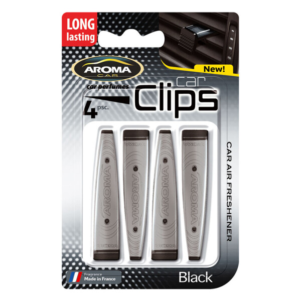 

Ароматизатор Aroma Car Clips Black, 4x5g