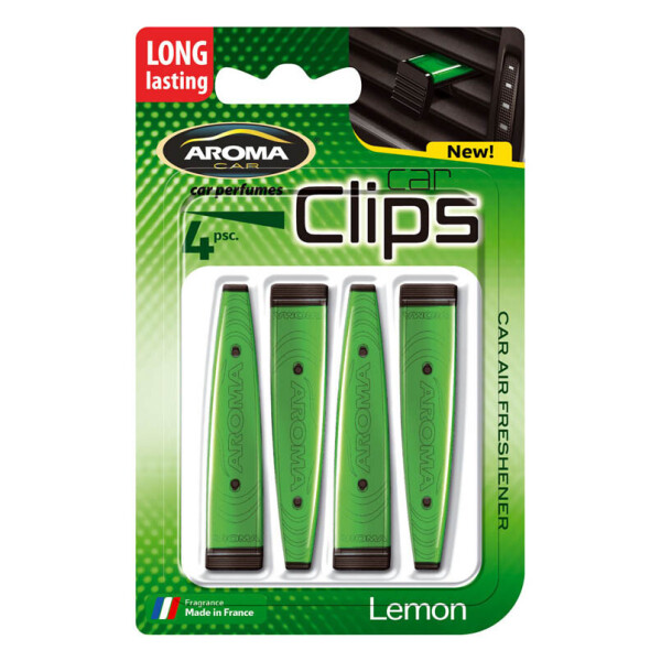 

Ароматизатор Aroma Car Clips Lemon, 4x5g