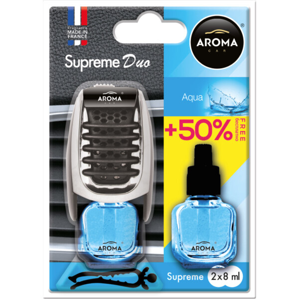 

Ароматизатор Aroma Car Supereme Duo Slim Aqua, 8ml