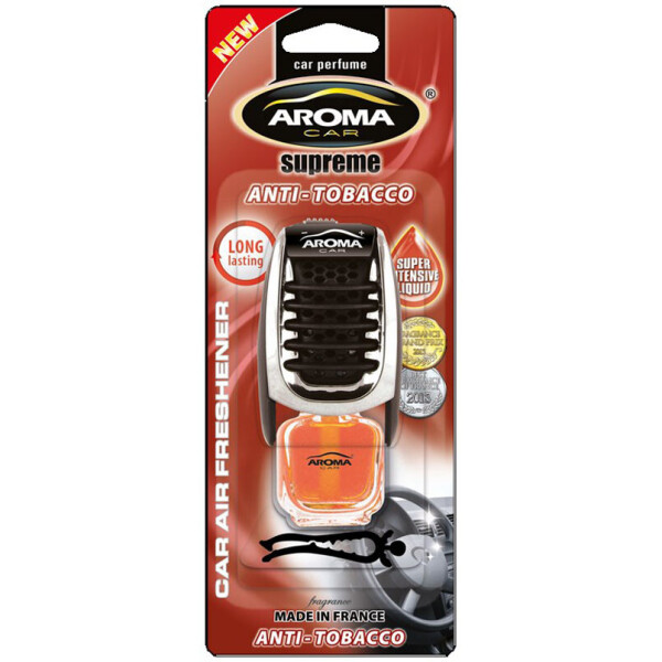 

Ароматизатор Aroma Car Supereme Slim Anti Tabacco, 8ml
