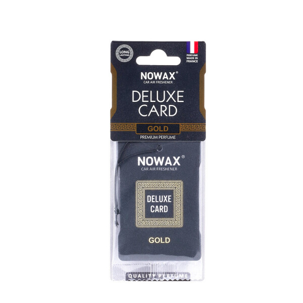 

Ароматизатор Nowax Delux Card Gold, 6g