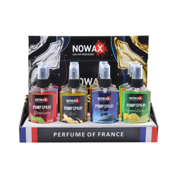 

Ароматизатор Nowax Pump Spray MIX №2, 75ml, 12шт