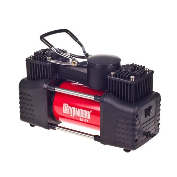 

Компрессор "Штурмовик" AC-72 150psi / 25Amp / 60л / 2 цилиндра / шланг 5,0м / клеммы