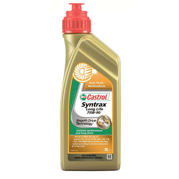 

Трансмісійне масло Castrol Syntrax Longlife 75w-90 1L